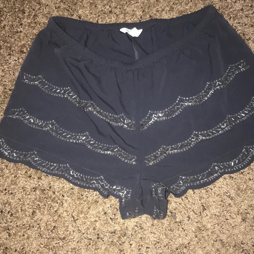beaded shorts
